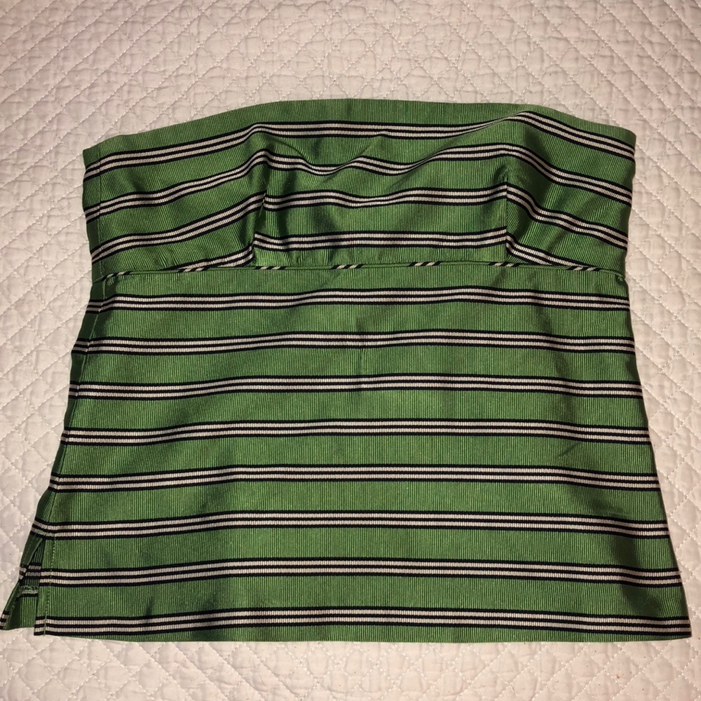 J. Crew Strapless Silk Top